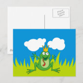 Prince Frog 5,6 inch x 4,25 inch Briefkaart (Voorkant / Achterkant)