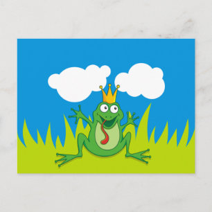 Prince Frog 5,6 inch x 4,25 inch Briefkaart