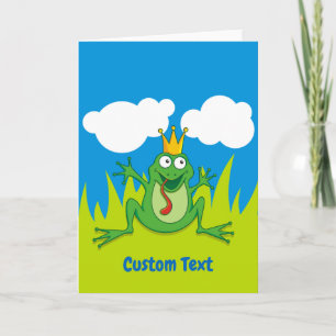 Prince Frog 5" x 7" Holiday Kaart