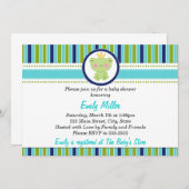 Prince Frog Baby Boy Shower Uitnodiging (Voorkant / Achterkant)