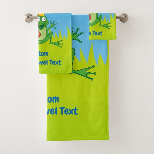Prince Frog Bad Handdoek (Insitu)