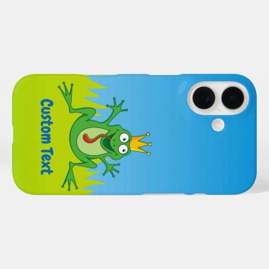 Prince Frog Case-Mate iPhone Case (Achterkant (horizontaal))