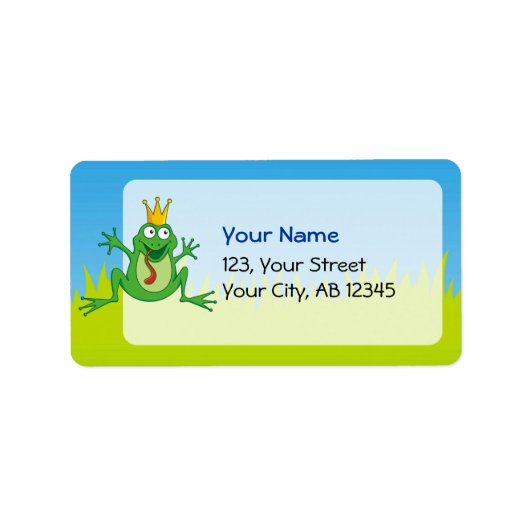 Prince Frog Etiket (Voorkant)