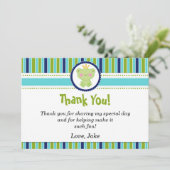 Prince Frog Hartelijk dank voor uw kaart Navy Blue (Staand voorkant)