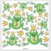 Prince Frog Icon Set Stickers (Vel)