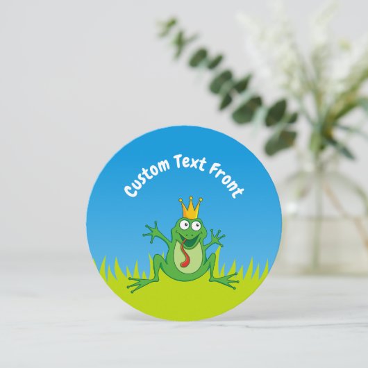 Prince Frog Kaart (Staand voorkant)