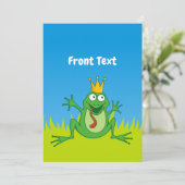 Prince Frog Kaart (Staand voorkant)