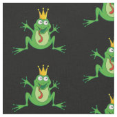 Prince Frog Pattern Stof (Close Up)