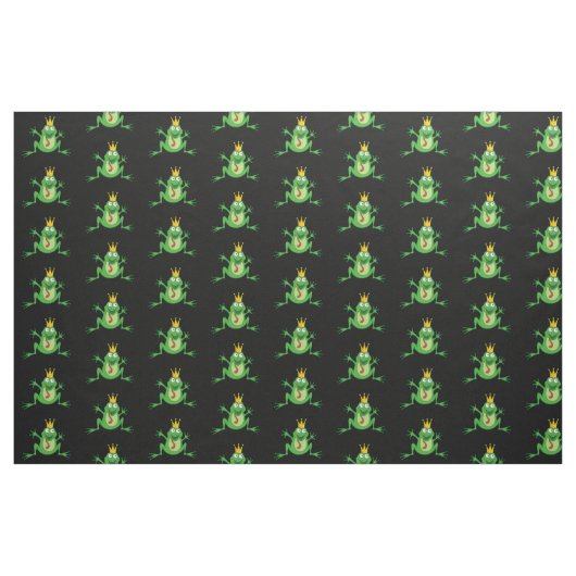 Prince Frog Pattern Stof (Fat Quarter)