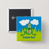 Prince Frog Pinback Button (Voorkant /achterkant)