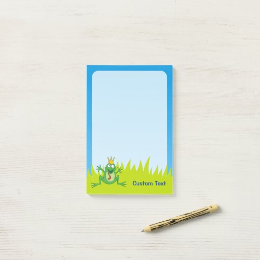 Prince Frog Post-it® Notes (Op bureau)