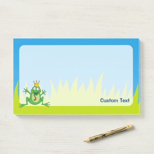 Prince Frog Post-it® Notes (Op bureau)