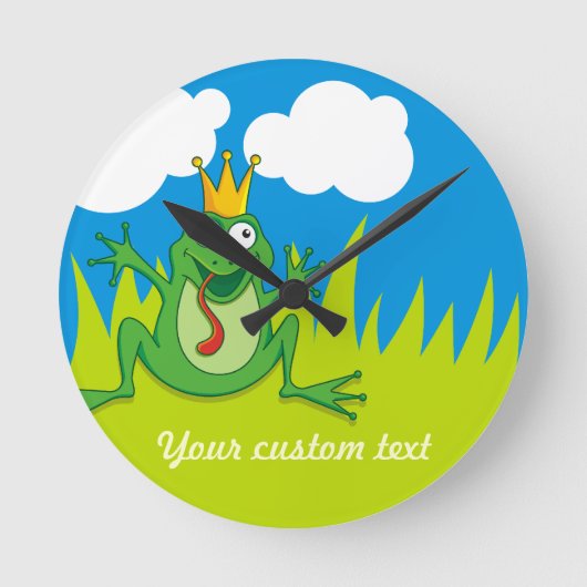 Prince Frog Ronde Klok (Voorkant)