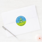 Prince Frog Ronde Sticker (Envelop)