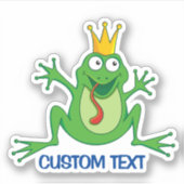 Prince Frog Sticker (Voorkant)