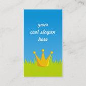 Prince Frog Visitekaartje (Achterkant)