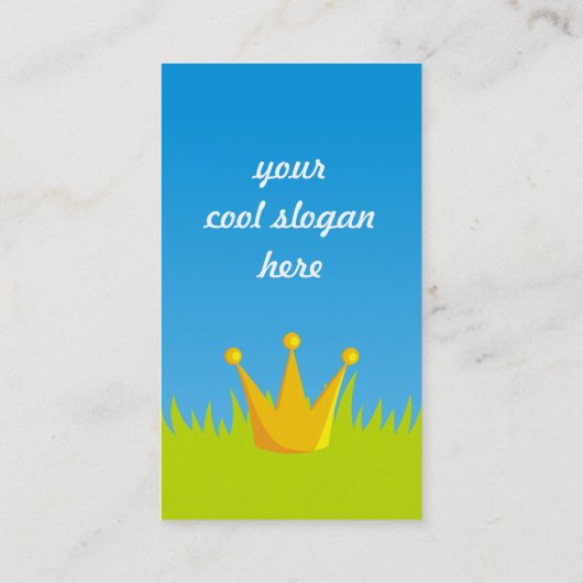 Prince Frog Visitekaartje (Achterkant)