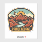 Prince George, Brits-Columbia Sticker (Vel)