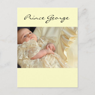 Prince George Christening Briefkaart
