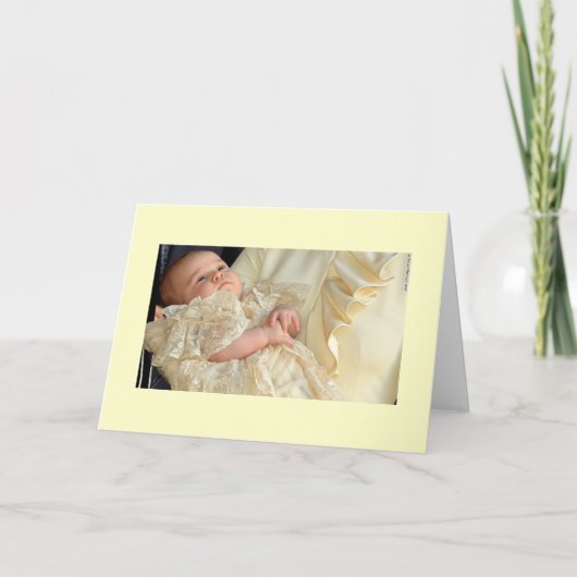 Prince George Christening Kaart (Voorkant)