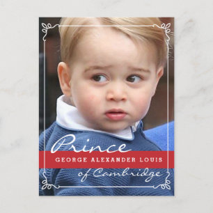 Prince George en Prince William Briefkaart