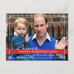 Prince George en Prince William Briefkaart