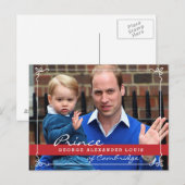 Prince George en Prince William Briefkaart (Voorkant / Achterkant)