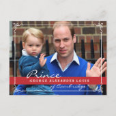 Prince George en Prince William Briefkaart (Voorkant)