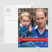 Prince George en Prince William Briefkaart (Voorkant / Achterkant)