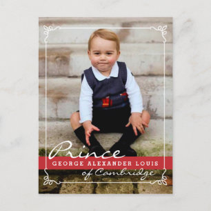 Prince George en Prince William Briefkaart