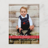 Prince George en Prince William Briefkaart (Voorkant)