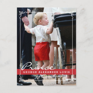 Prince George en Prince William Briefkaart