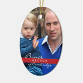 Prince George en Prince William Keramisch Ornament (Links)