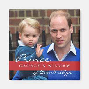 Prince George en Prince William Magneet