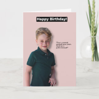 Prince George Happy Birthday card Kaart