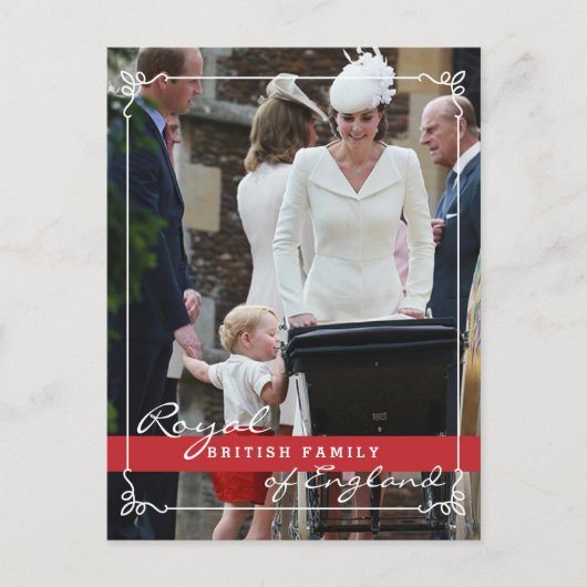Prince George - Kate Middleton Royal Family Briefkaart (Voorkant)