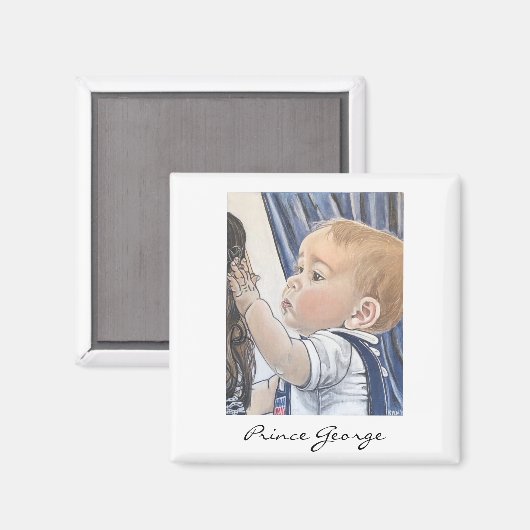 Prince George  Magneet (Voorkant / Achterkant)
