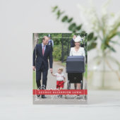 Prince George - Princess Charlotte - William Kate Briefkaart (Staand voorkant)