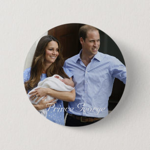 Prince George Ronde Button 5,7 Cm