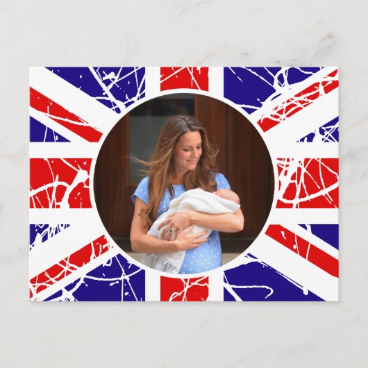 Prince George Royal Baby Briefkaart (Voorkant)