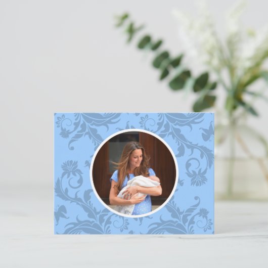 Prince George Royal Baby Briefkaart (Staand voorkant)