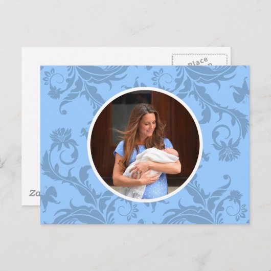 Prince George Royal Baby Briefkaart (Voorkant / Achterkant)