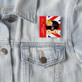 Prince George Royal Baby Button (In situ)