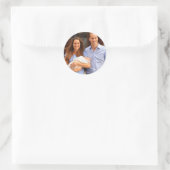 Prince George Royal Baby Ronde Sticker (Tas)