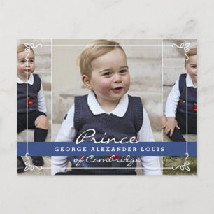 Prince George - William & Kate Briefkaart