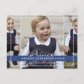 Prince George - William & Kate Briefkaart (Voorkant)