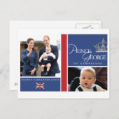 Prince George - William & Kate Briefkaart (Voorkant / Achterkant)