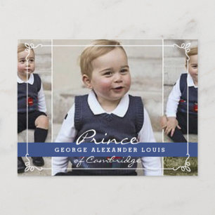 Prince George - William & Kate Briefkaart