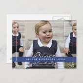Prince George - William & Kate Briefkaart (Voorkant / Achterkant)