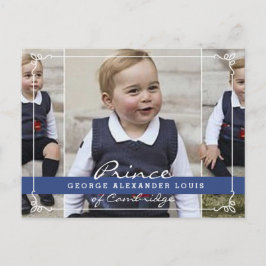 Prince George - William & Kate Briefkaart